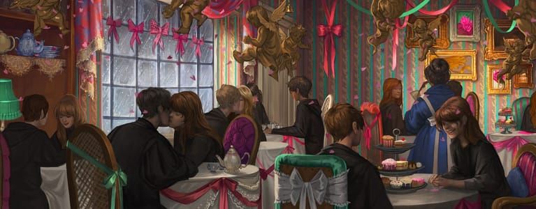 Artwork Title: Valentine's In Madam Puddifoots