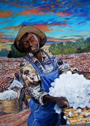 Artwork Title: Slave Boy Carrying Cotton