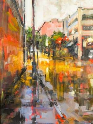 Artwork Title: Rain on King