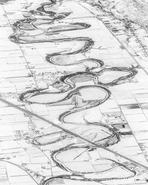 Artwork Title: Frozen Bear River, Utah