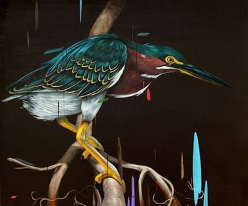 Artwork Title: Green Heron