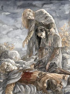 Artwork Title: Beleg's Death
