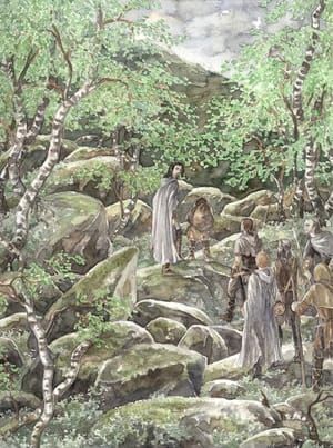 Artwork Title: Ascent to Amon Rûdh