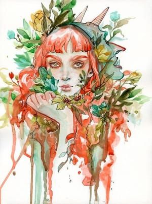 Artwork Title: Ginger Oni