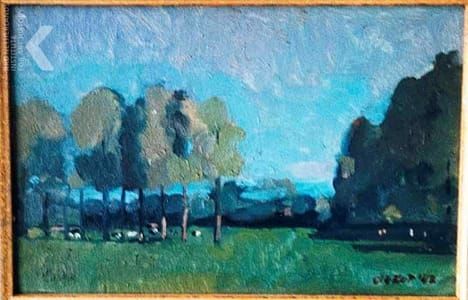Artwork Title: Landschap in de buurt van Borne (Landscape Near Borne)