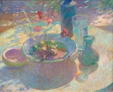 Artwork Title: Blue Still Life