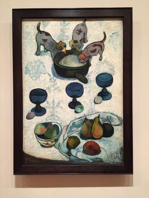Artwork Title: Still Life With Three Puppies