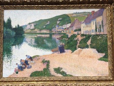 Artwork Title: Les Andelys, The Washerwomen