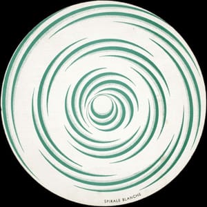 Artwork Title: Rotorelief No. 12 – Spirale Blanche – Modèle Déposé