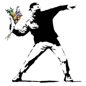Artwork Title: Rage, The Flower Thrower