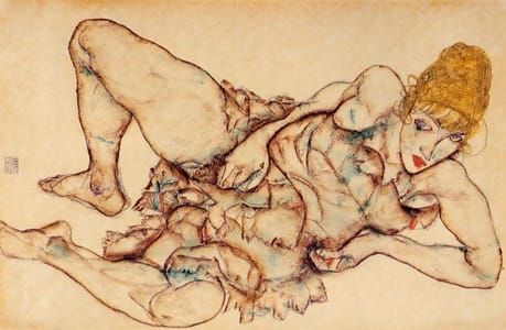 Artwork Title: Reclining Woman with Blond Hair