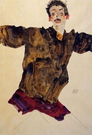 Artwork Title: Self Portrait with Outstreched Arms