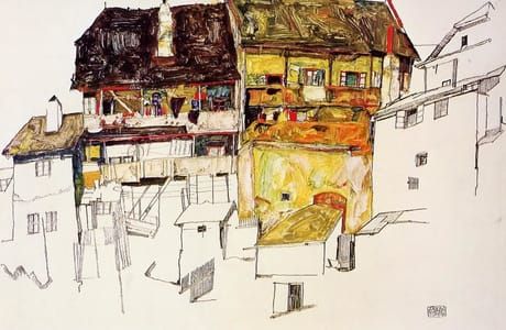 Artwork Title: Old Houses In Krumau