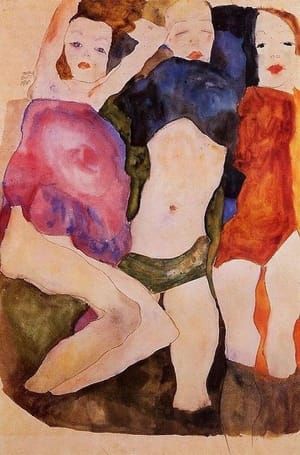 Artwork Title: Three Girls