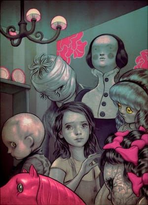 Artwork Title: Among the Dolls