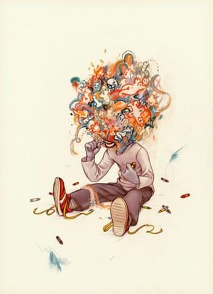 Artwork Title: Pencil Head