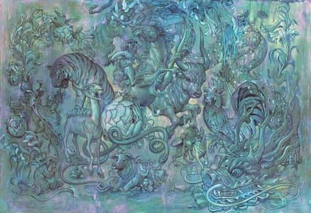 Artwork Title: Hunting Party II