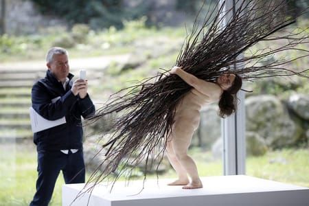 Artwork Title: Woman With Sticks