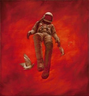 Artwork Title: The Red Cosmonaut
