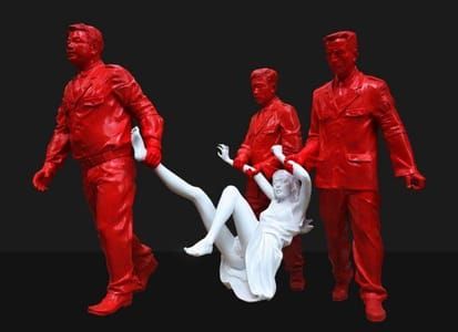 Artwork Title: Arresting Prostitutes