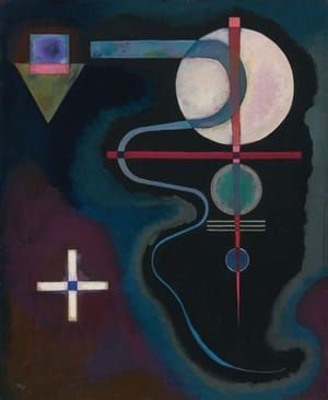 Artwork Title: Kühle Energie (Cool Energy). Oil on canvas