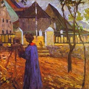 Artwork Title: Gabriele Munter Painting