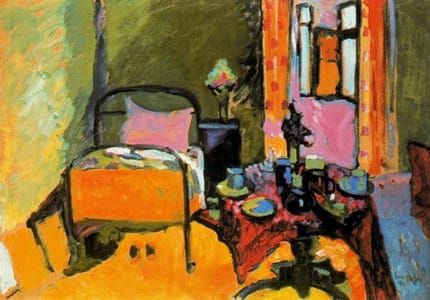 Artwork Title: Bedroom in Aintmillerstrasse