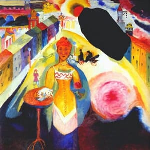 Artwork Title: Lady in Moscow