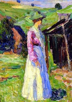 Artwork Title: Kochel - Gabriele Munter