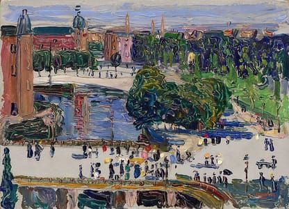 Artwork Title: Amsterdam, View from the Window