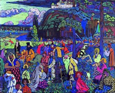 Artwork Title: La vie mélangée (A Colorful Life)