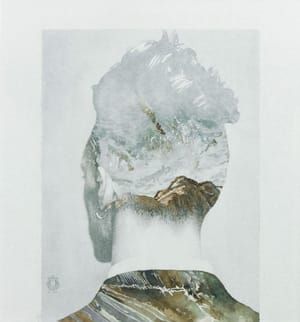 Artwork Title: Man Back Mountain