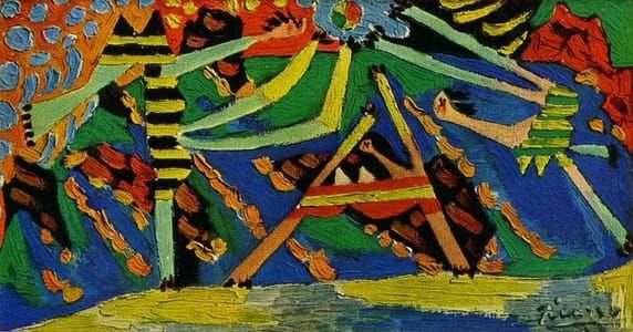 Artwork Title: Baigneuses au ballon4 (Bathers at ballon4)