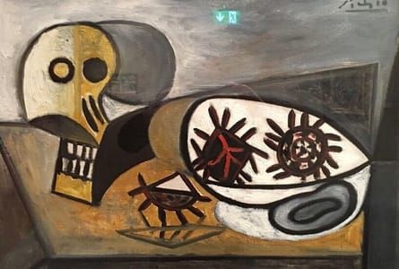 Artwork Title: Skull And Starfishes