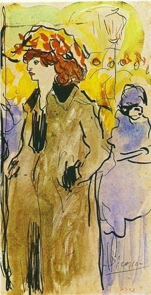 Artwork Title: Woman on the street