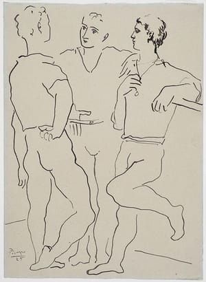 Artwork Title: Three Dancers (Trois danseurs)