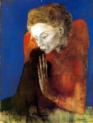 Artwork Title: Woman with a crow