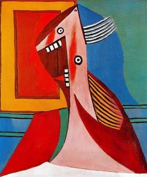 Artwork Title: Bust of a Woman and Self-Portrait