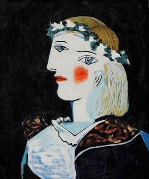 Artwork Title: Portrait Of Marie-thérèse Walter With Garland