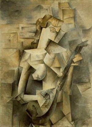Artwork Title: Girl With Mandolin
