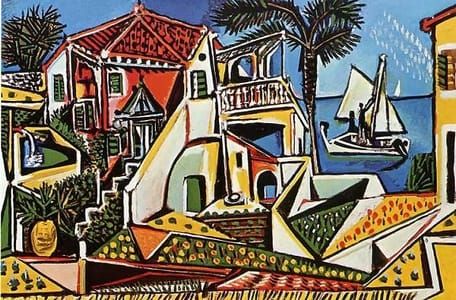 Artwork Title: Paysage Méditerranéen
