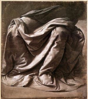 Artwork Title: Drapery Study for a Seated Figure