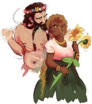 Artwork Title: Yavanna and Mahal