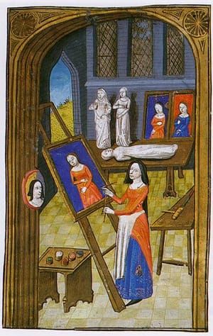 Artwork Title: Painter in Her Atelier