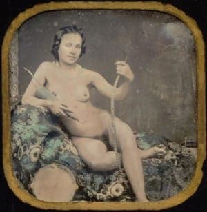 Artwork Title: Old Stereophoto Nudism Belle Epoque
