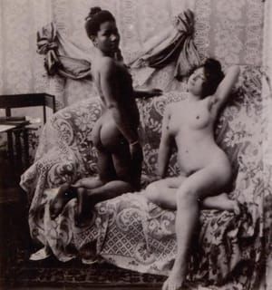 Artwork Title: Old Stereophoto Nudism Belle Epoque