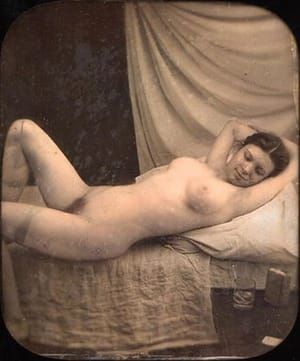 Artwork Title: Old Stereophoto Nudism Belle Epoque