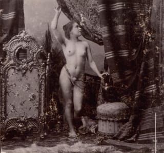 Artwork Title: Old Stereophoto Nudism Belle Epoque