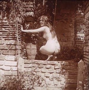 Artwork Title: Rare Old Stereophoto Nudism Belle Epoque