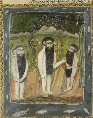 Artwork Title: Illustration from Book of Wonders, Persian illuminated manuscript